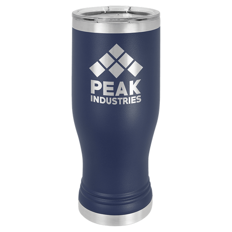Navy Blue Polar Camel 20 oz Pilsner with Clear Lid