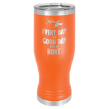 Orange Polar Camel 20 oz Pilsner with Clear Lid