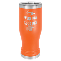 Orange Polar Camel 20 oz Pilsner with Clear Lid