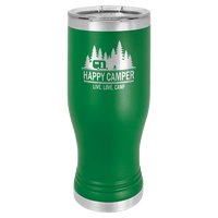 Green Polar Camel 20 oz Pilsner with Clear Lid