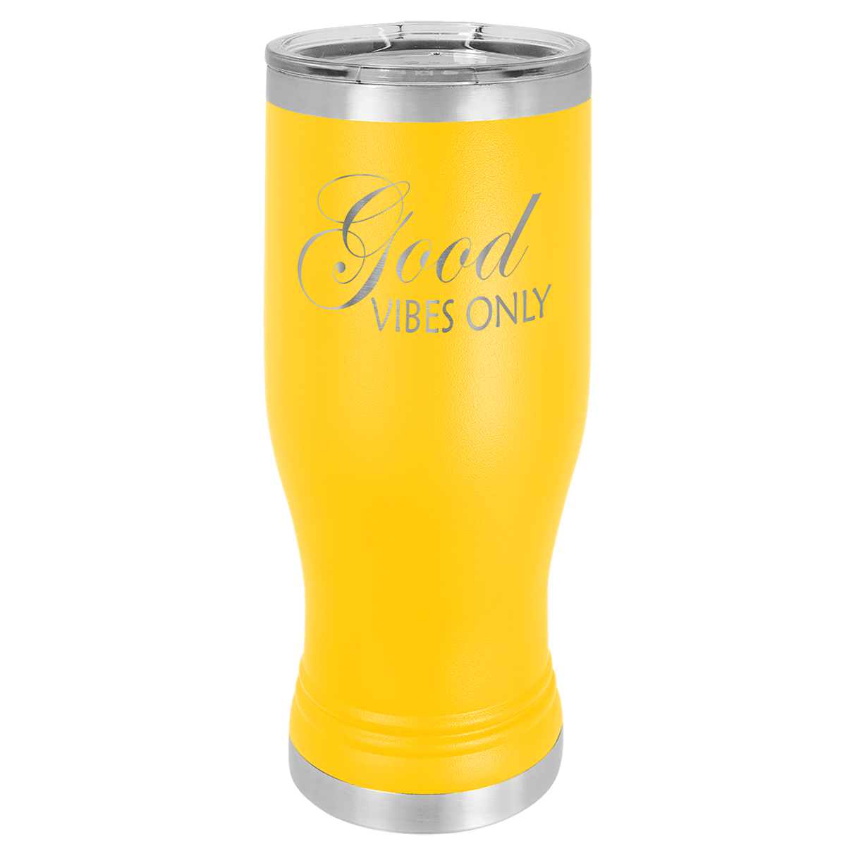 Yellow Polar Camel 20 oz Pilsner with Clear Lid