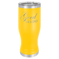 Yellow Polar Camel 20 oz Pilsner with Clear Lid