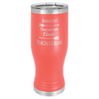 Polar Camel Coral 20 oz. Polar Camel Pilsner with Clear Lid