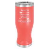 Polar Camel Coral 20 oz. Polar Camel Pilsner with Clear Lid