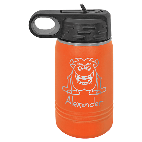 Orange Polar Camel 12 oz. Water Bottle