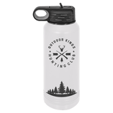 White Ghost Black Polar Camel 32 oz. Water Bottle