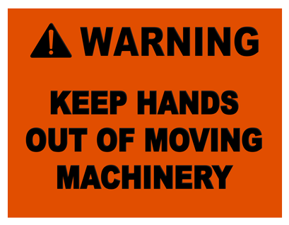 Interior Fire/ Electrical Safe Sign Size: 4"×8"