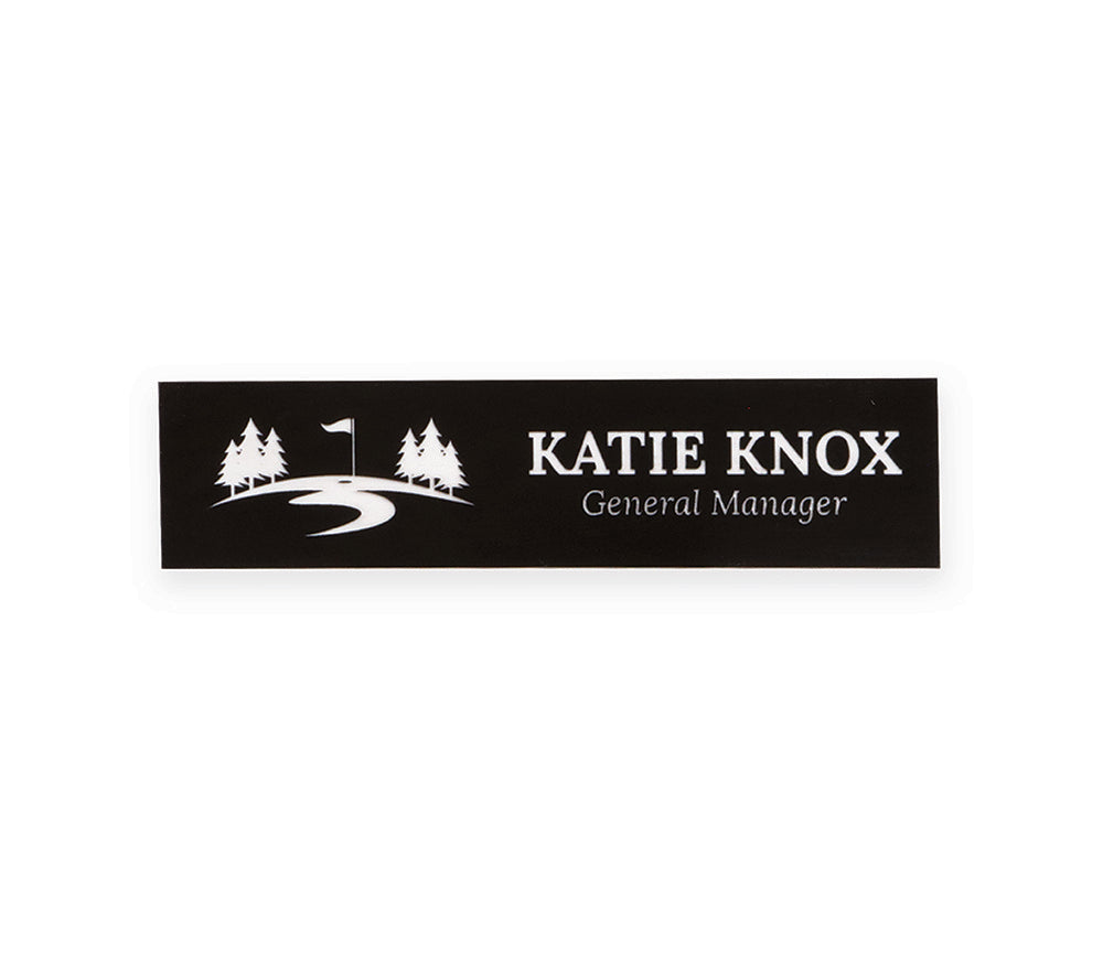 UV-Stable Exterior Sign 4"×6"