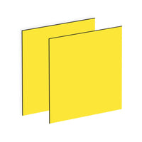 UV-Stable Exterior Sign 4"×8"