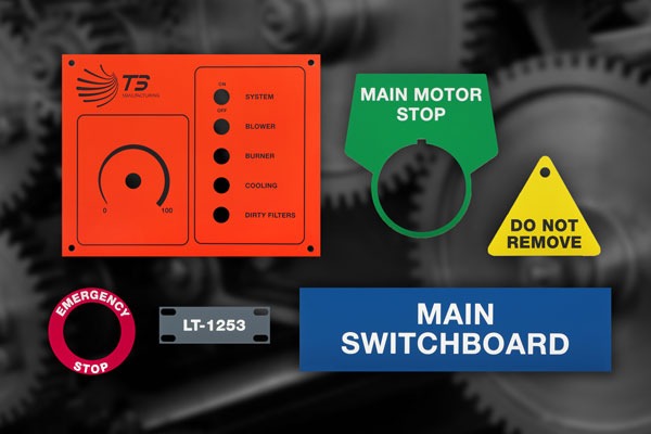 Interior Fire/ Electrical Safe Sign Size: 2"×6"