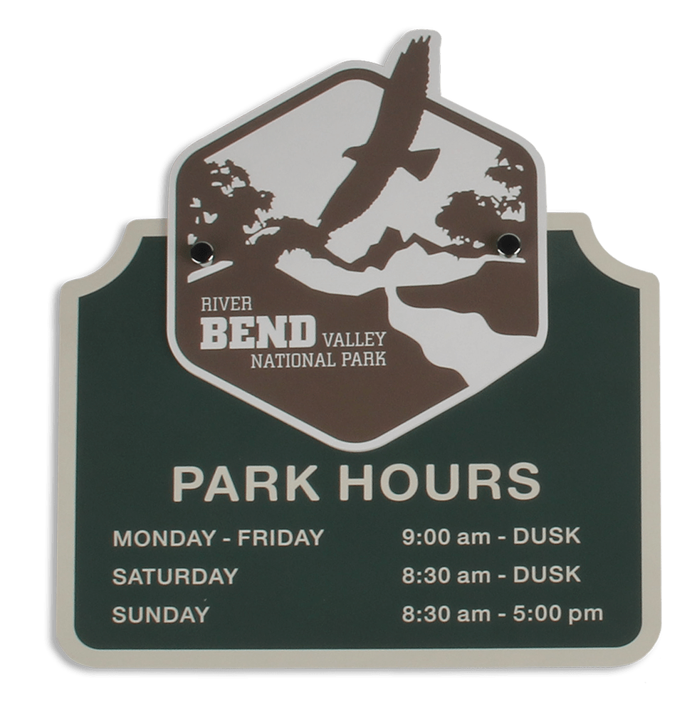 Polycarbonate Sign Size: 4"×6"